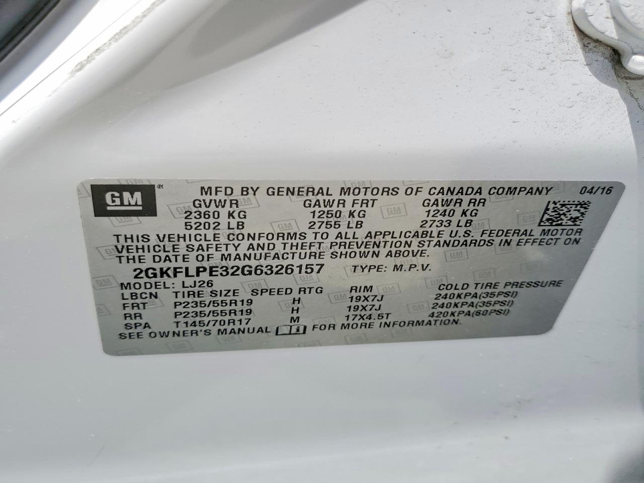 GMC Terrain Slt
