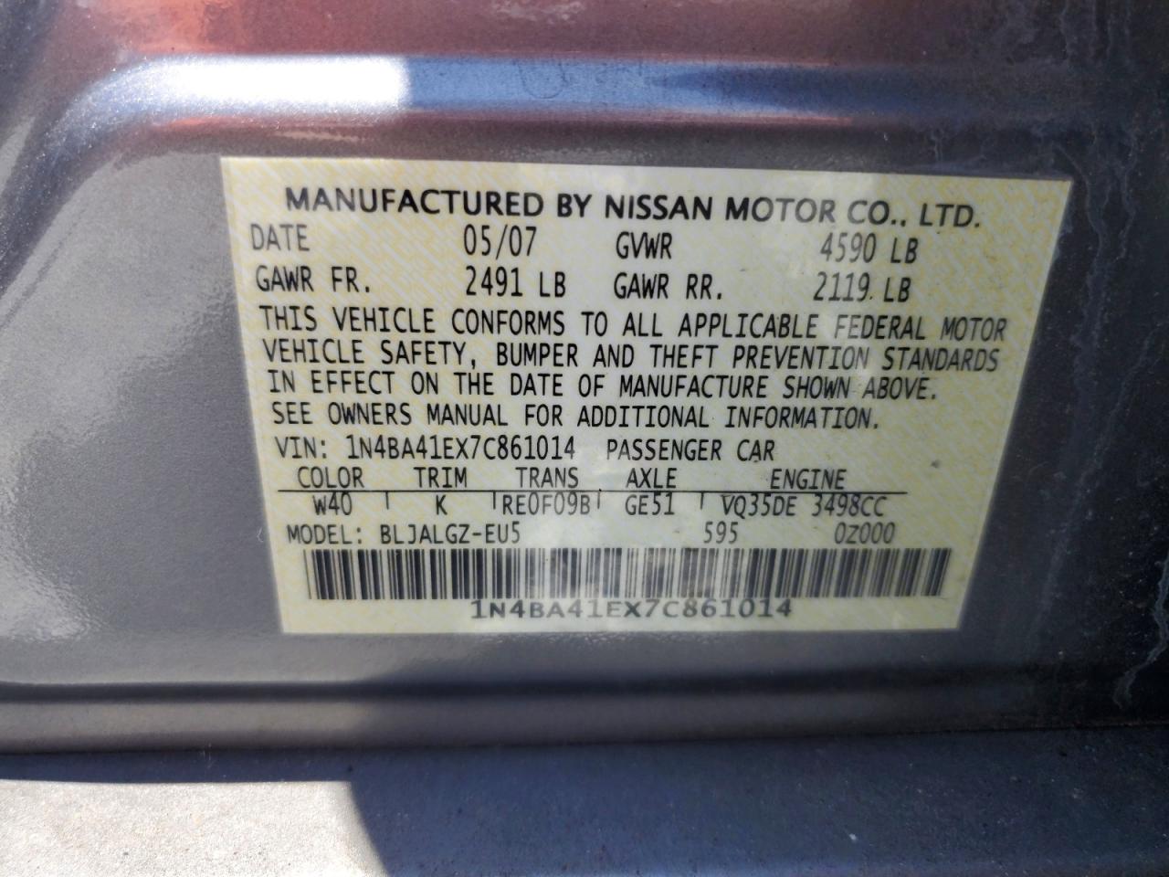 Nissan Maxima 3.5 Se