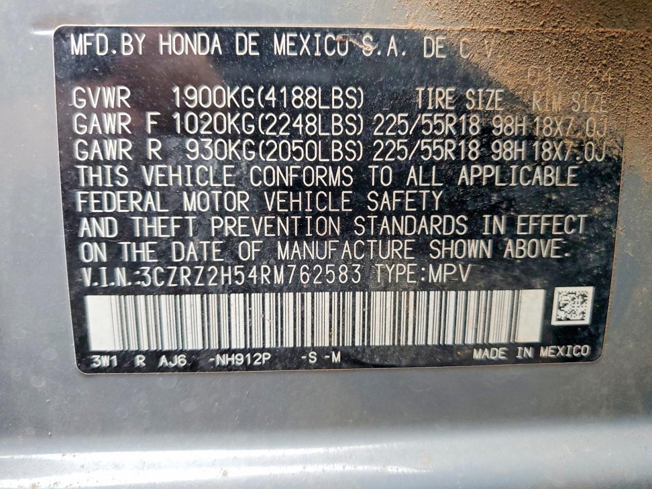 Honda HR-V Lx