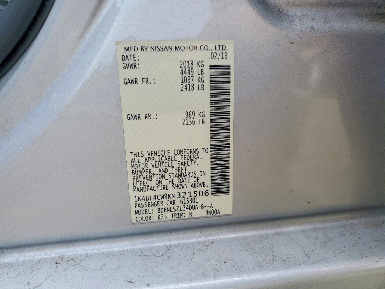 Nissan Altima Sr