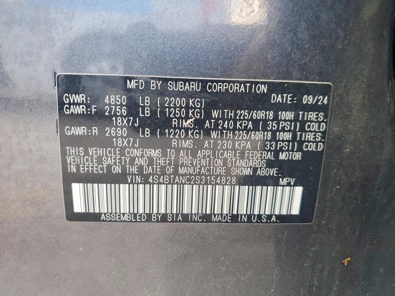 Subaru Outback Limited