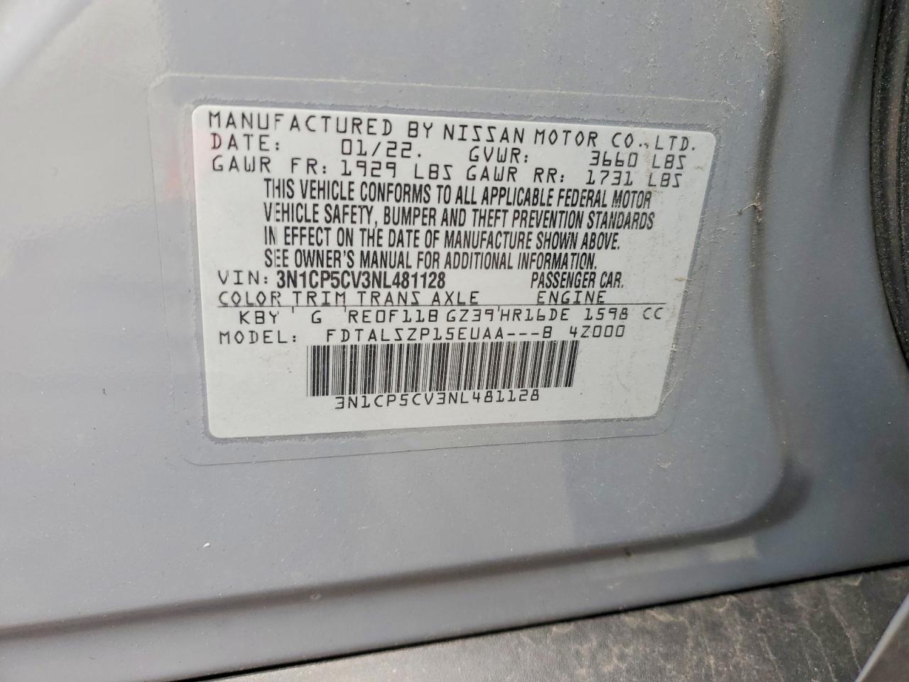Nissan Kicks Sv