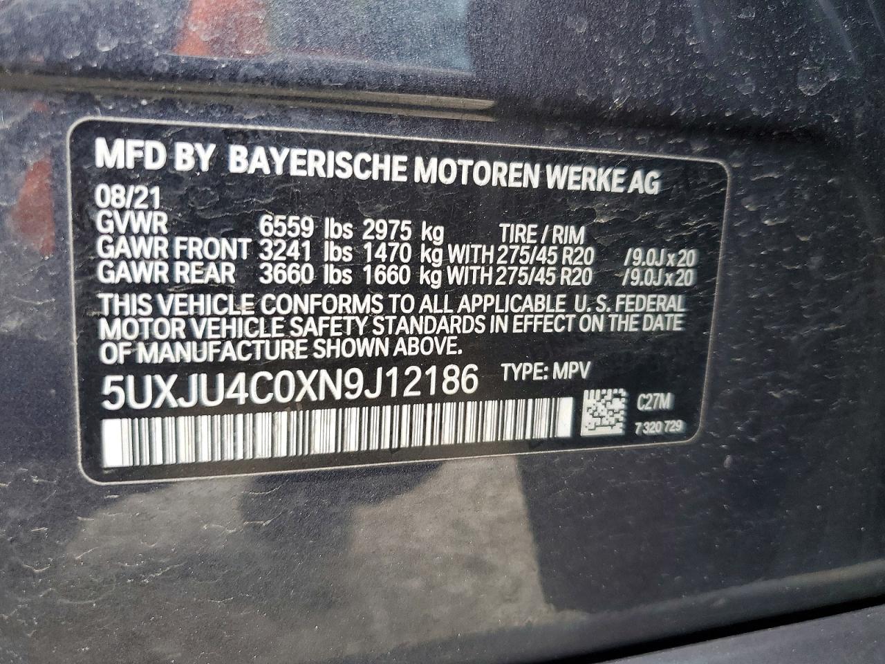 BMW X Series M50i