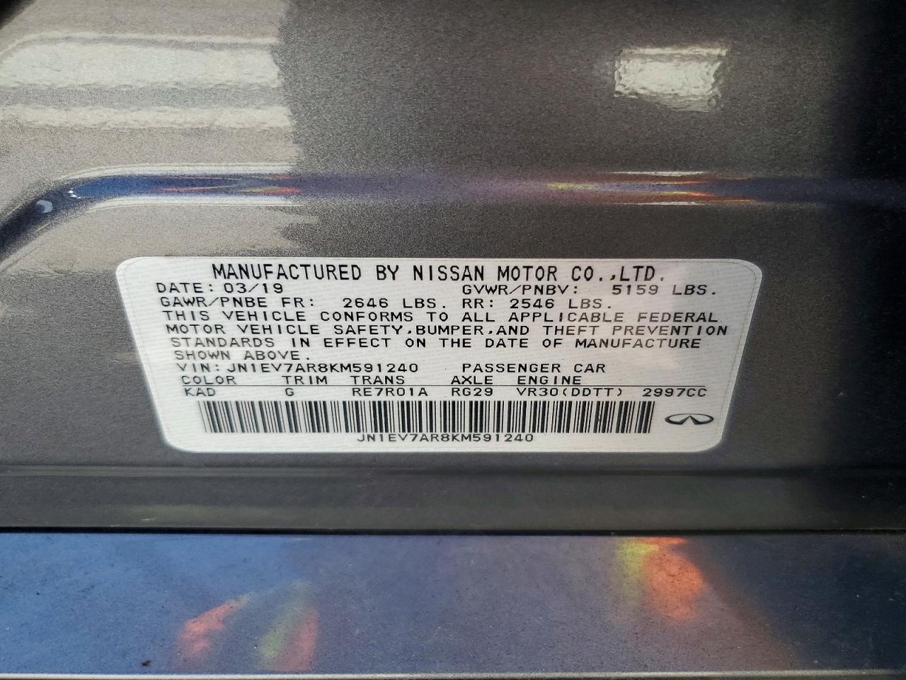 INFINITI Q50 3.0t S 3.0t Sport