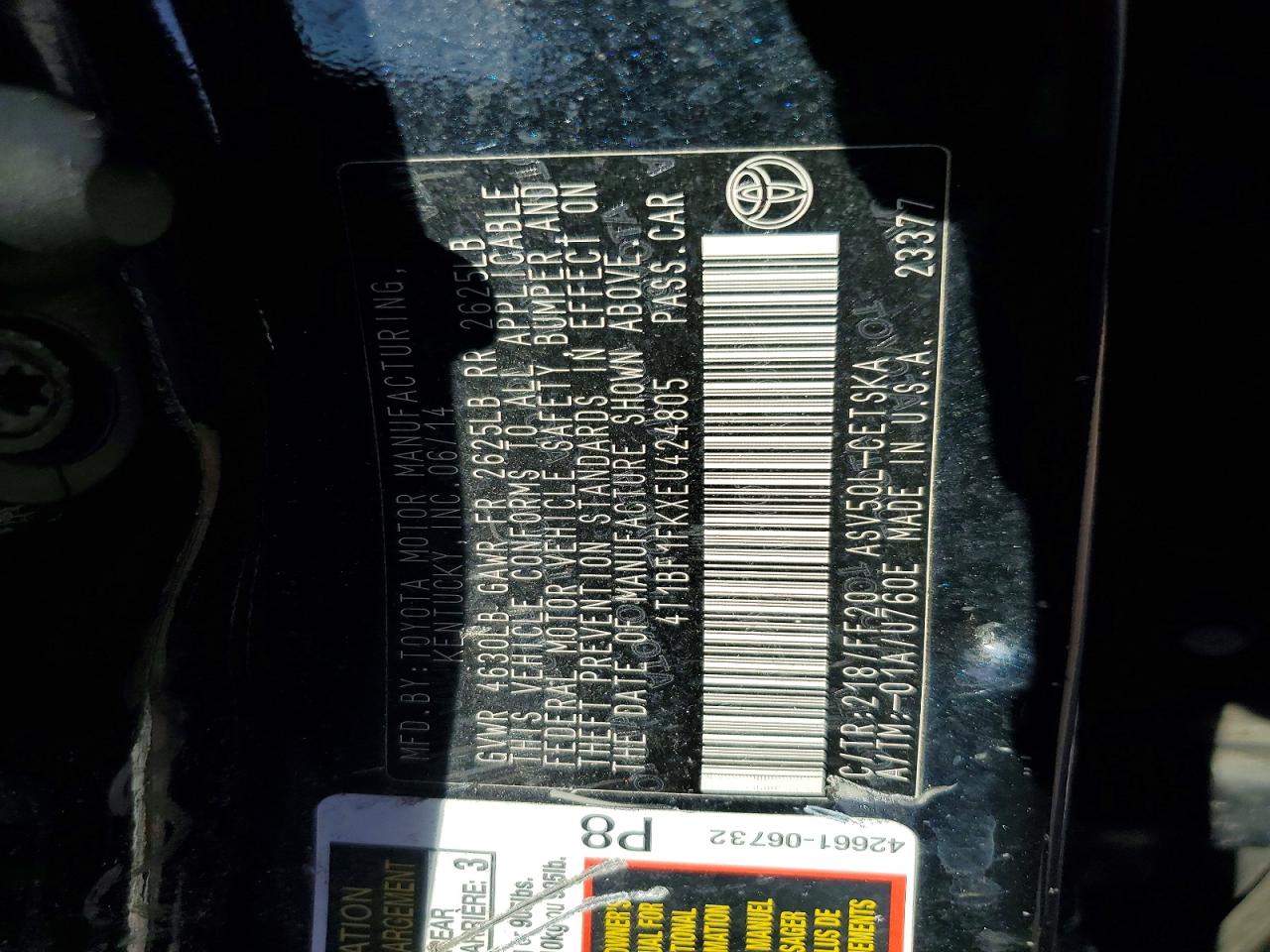 Toyota Camry Se Sport