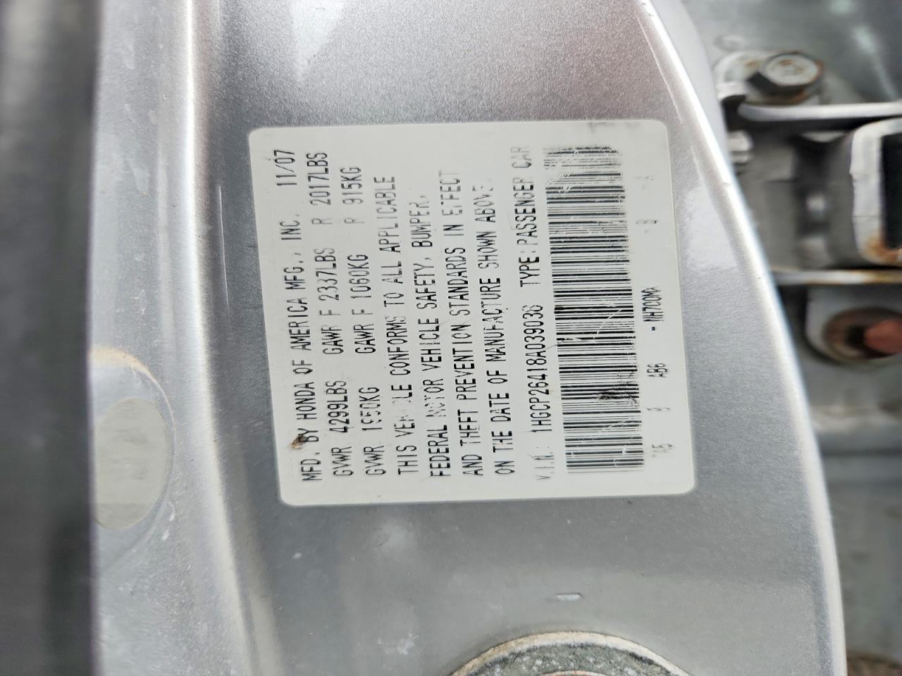 Honda Accord Lxp