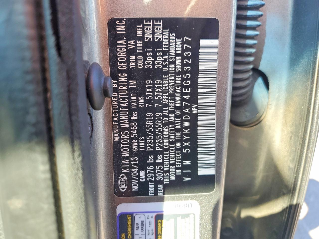 Kia Sorento Sx