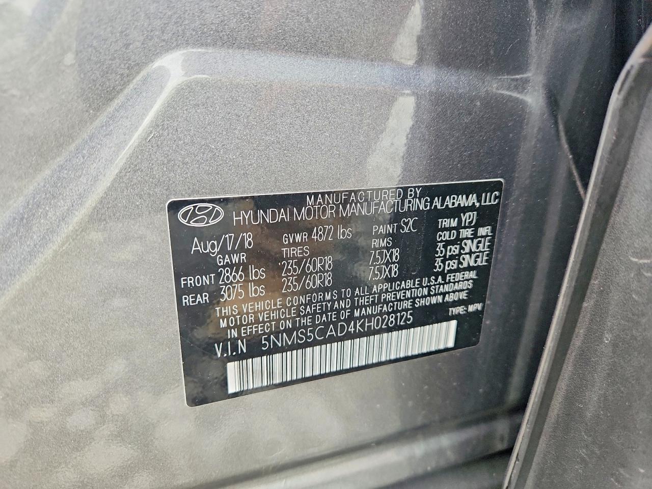 Hyundai SANTA FE Ultimate 2.4l
