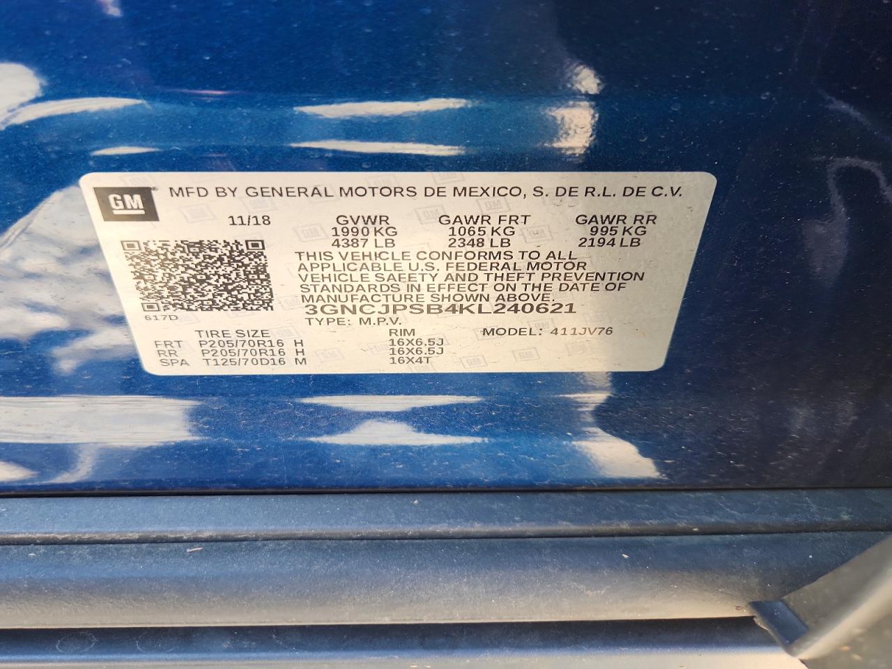 Chevrolet Trax 1lt