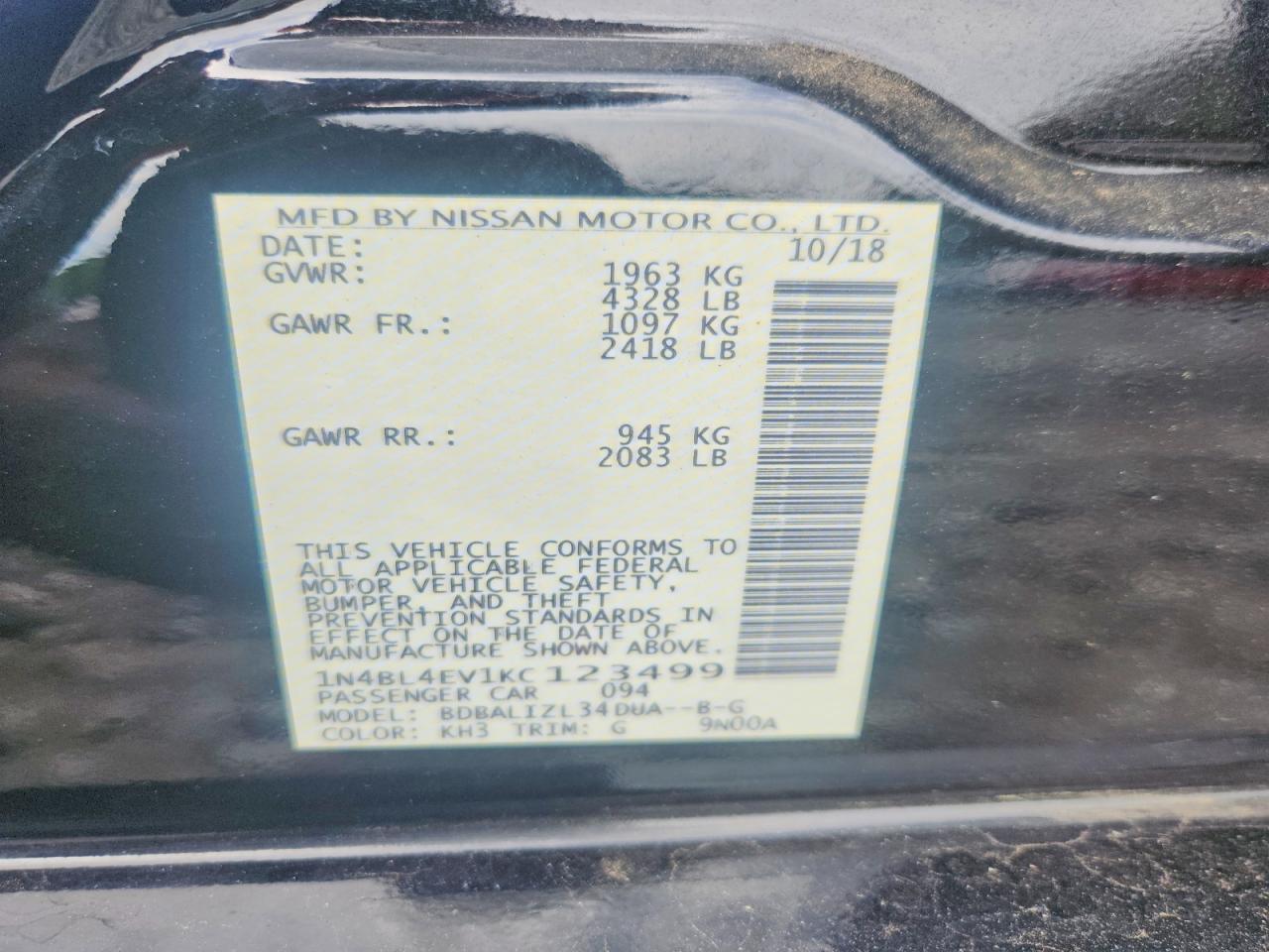 Nissan Altima Sl