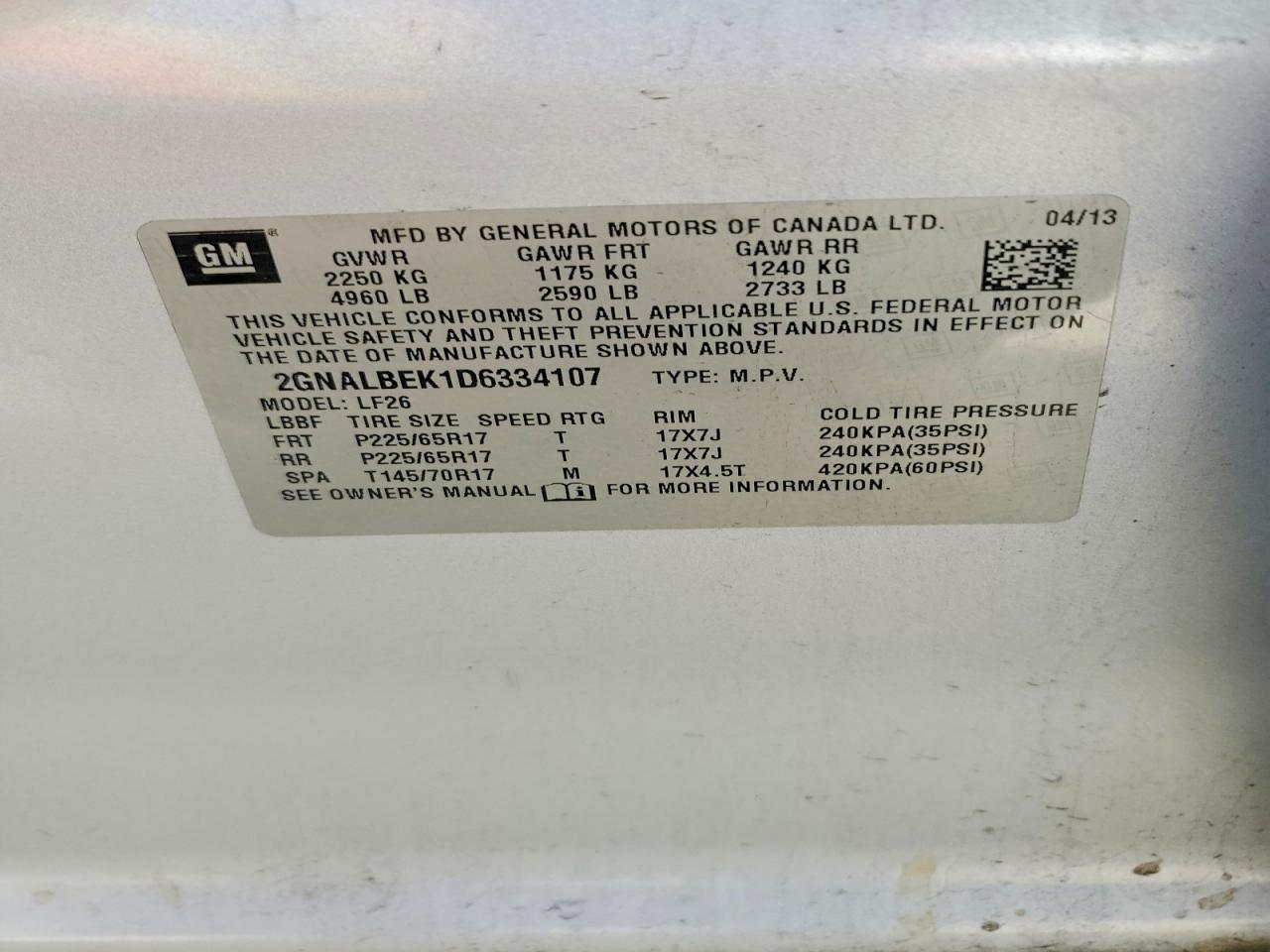 Chevrolet Equinox Ls
