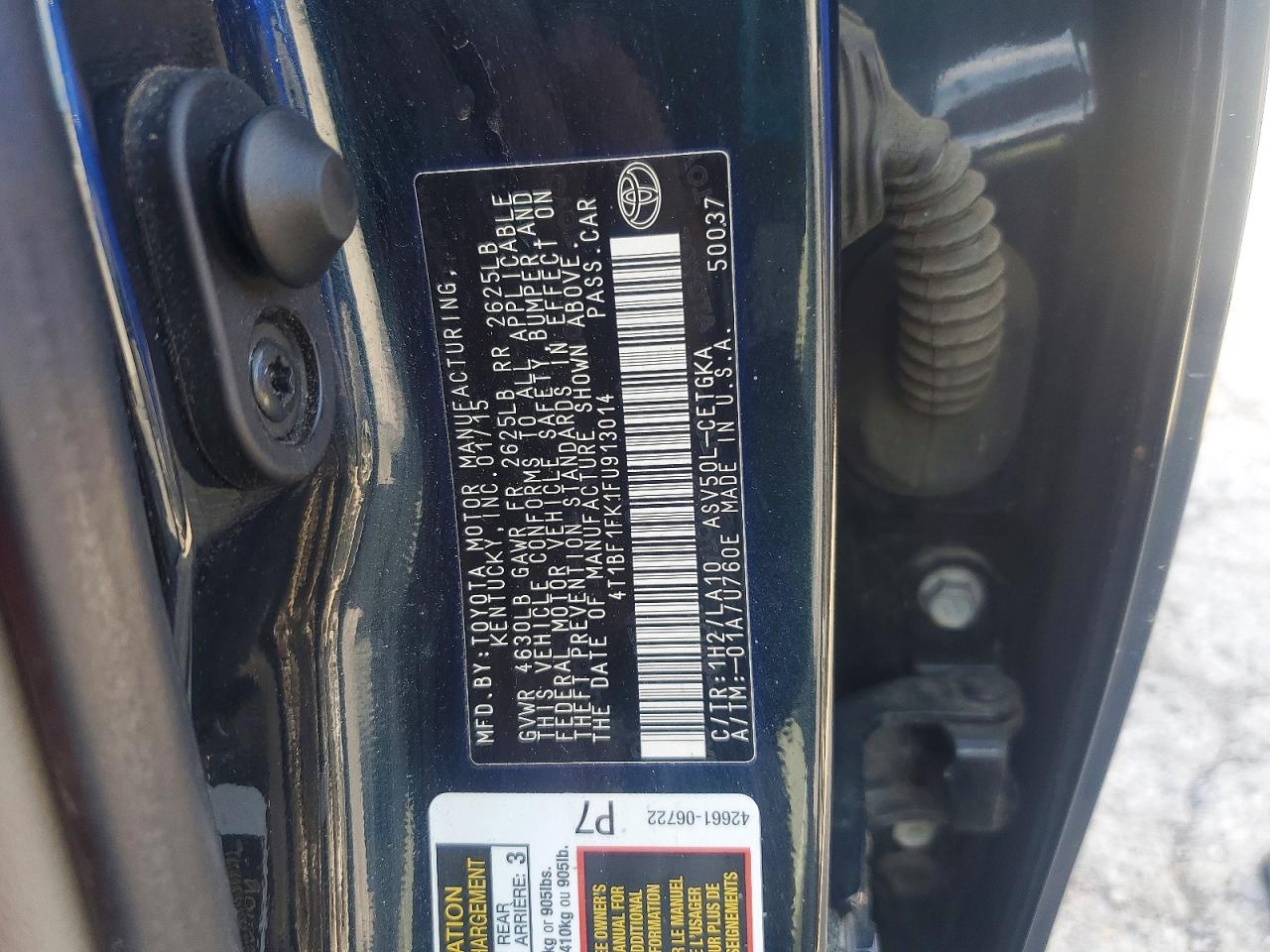 Toyota Camry Xle
