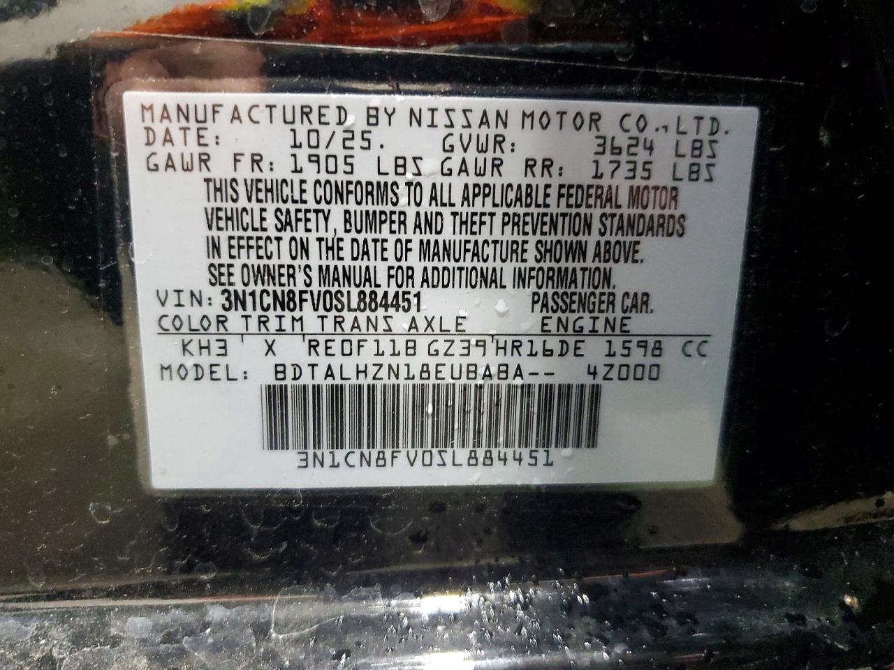 Nissan Versa Sr