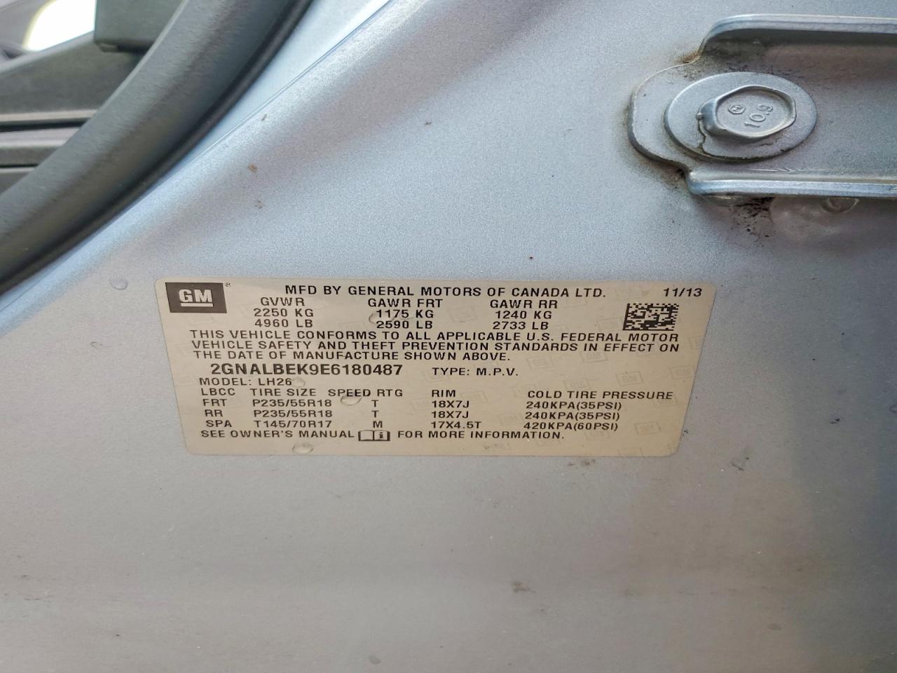 Chevrolet Equinox Lt