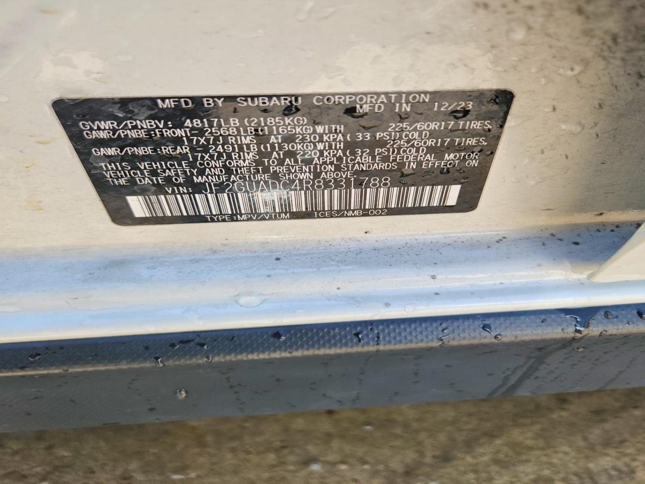 Subaru Crosstrek Premium