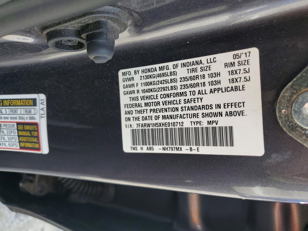 Honda Crv Ex