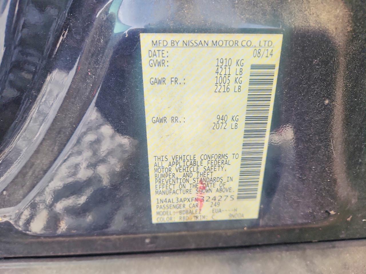 Nissan Altima 2.5 S