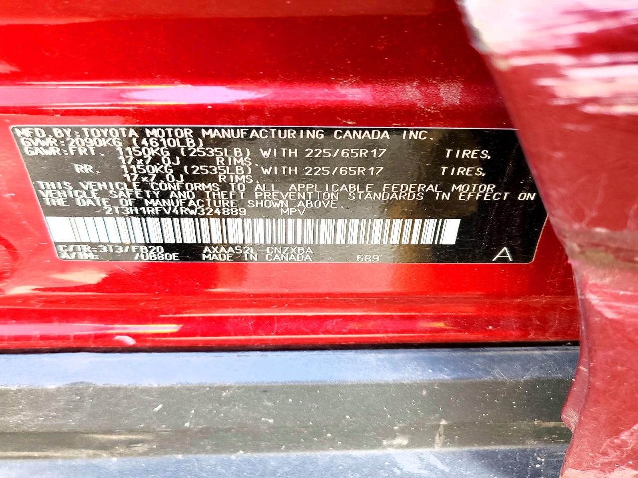 Toyota RAV4 Le