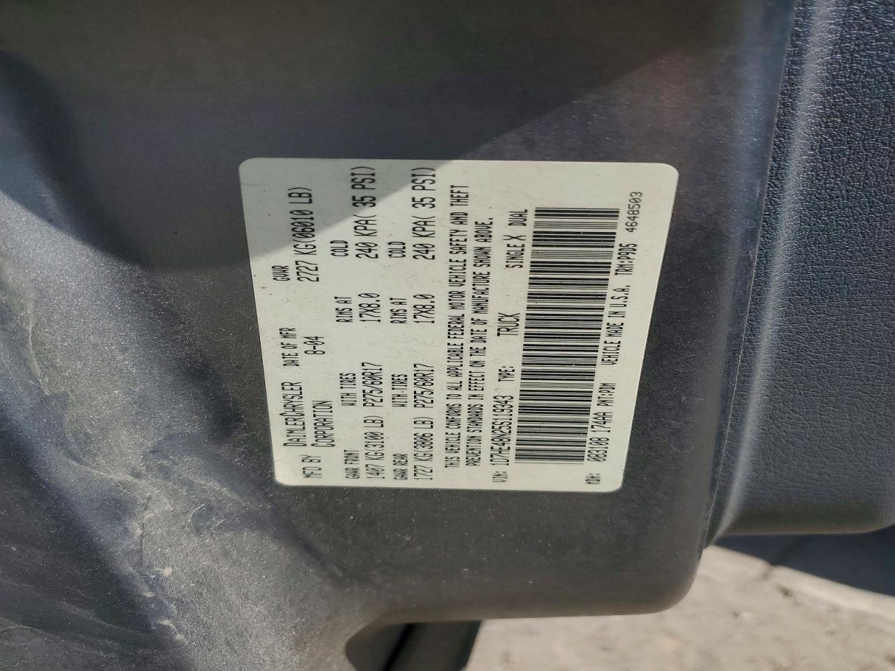Dodge Dakota Quad Slt