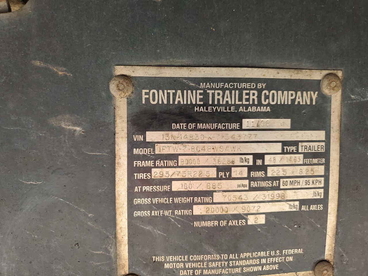 Fontaine Trailer