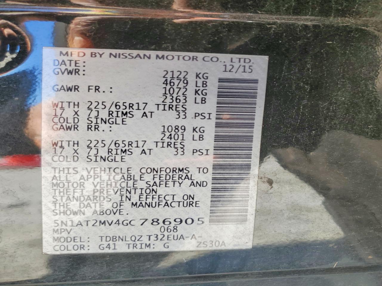Nissan Rogue Sv