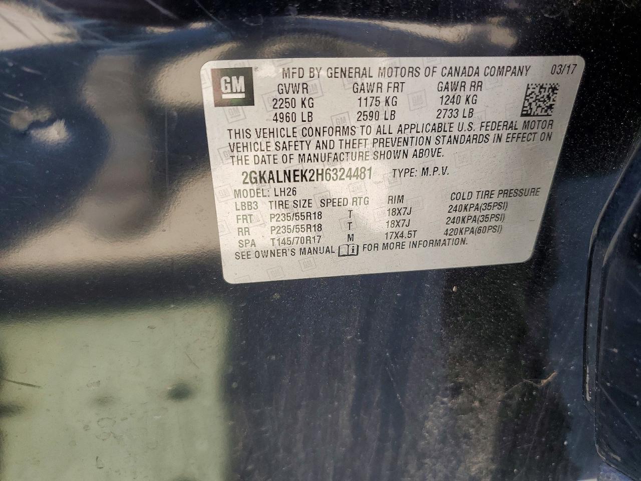GMC Terrain Sle