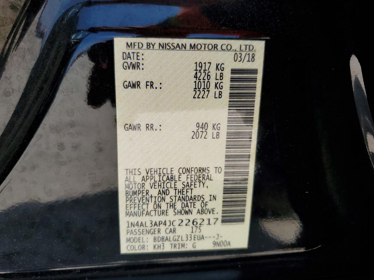 Nissan Altima 2.5 S