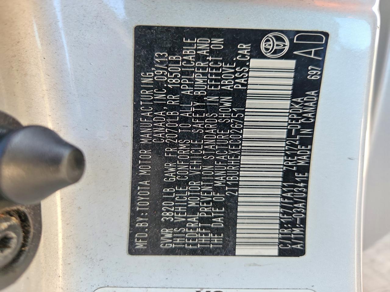 Toyota Corolla L