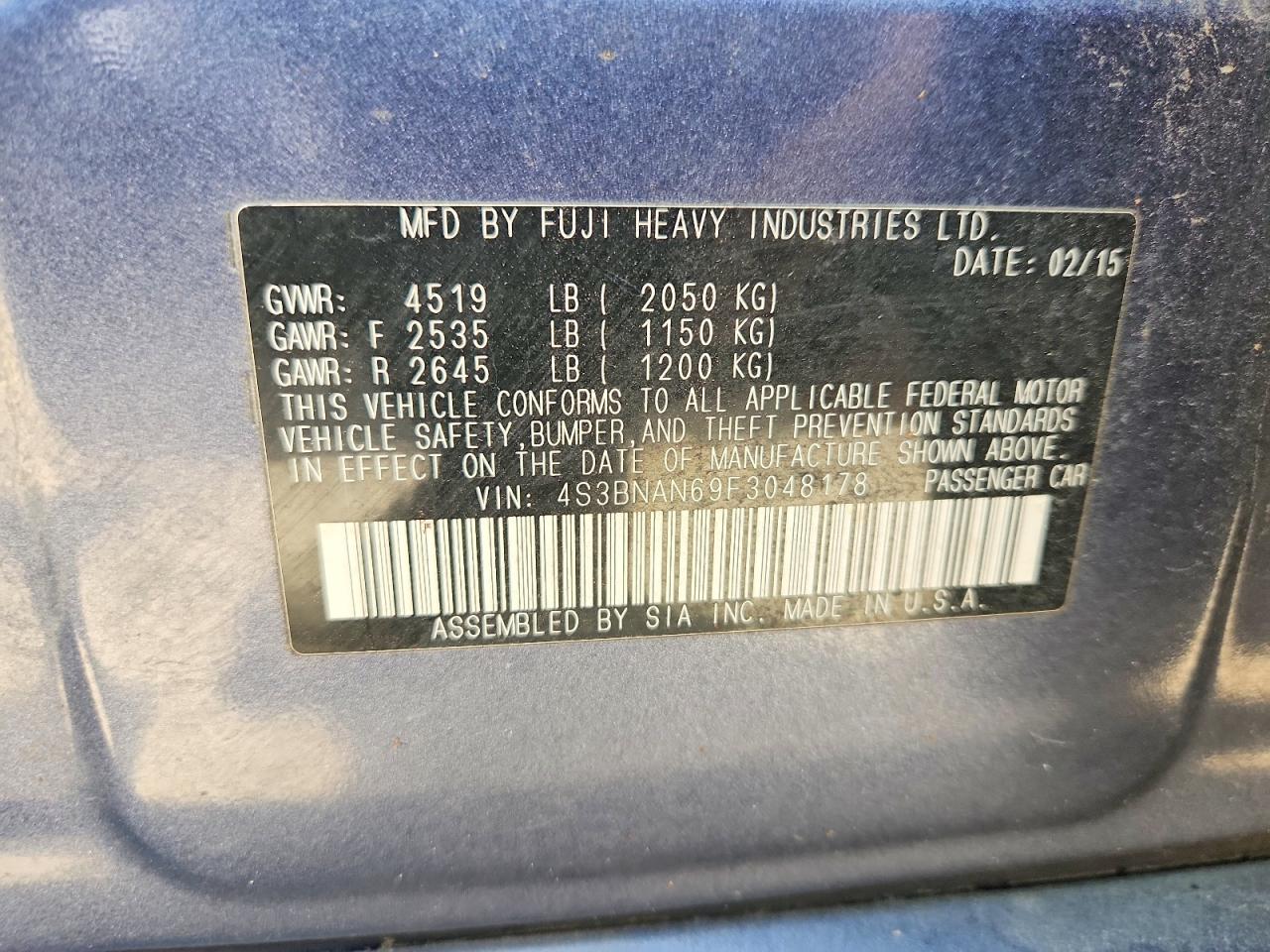 Subaru Legacy 2.5i Limited