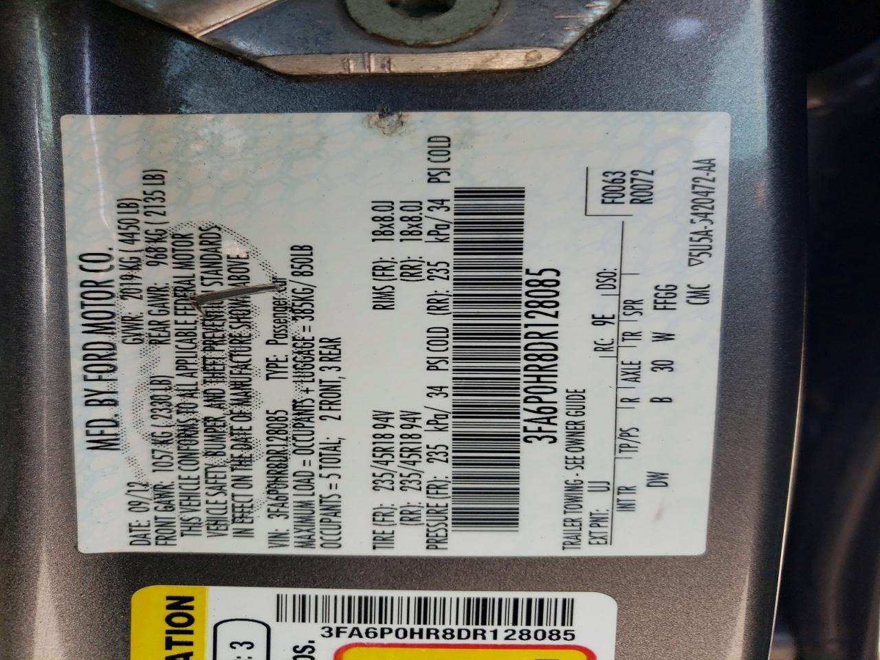Ford Fusion Se