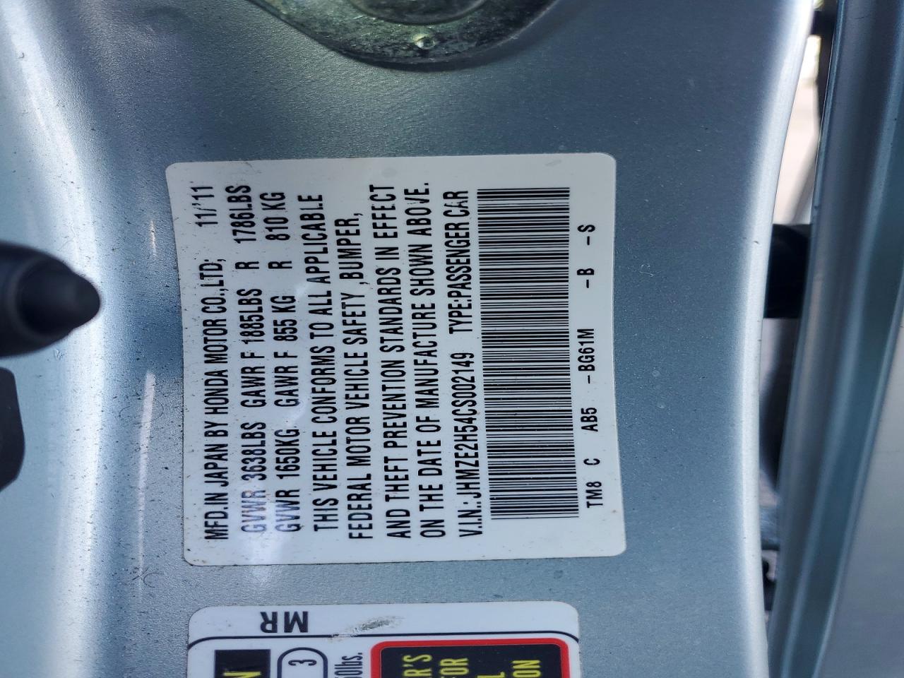 Honda Insight Lx