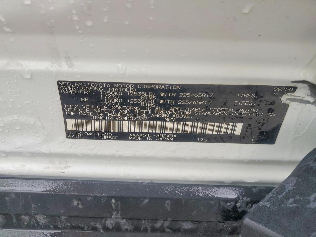 Toyota RAV4 Le
