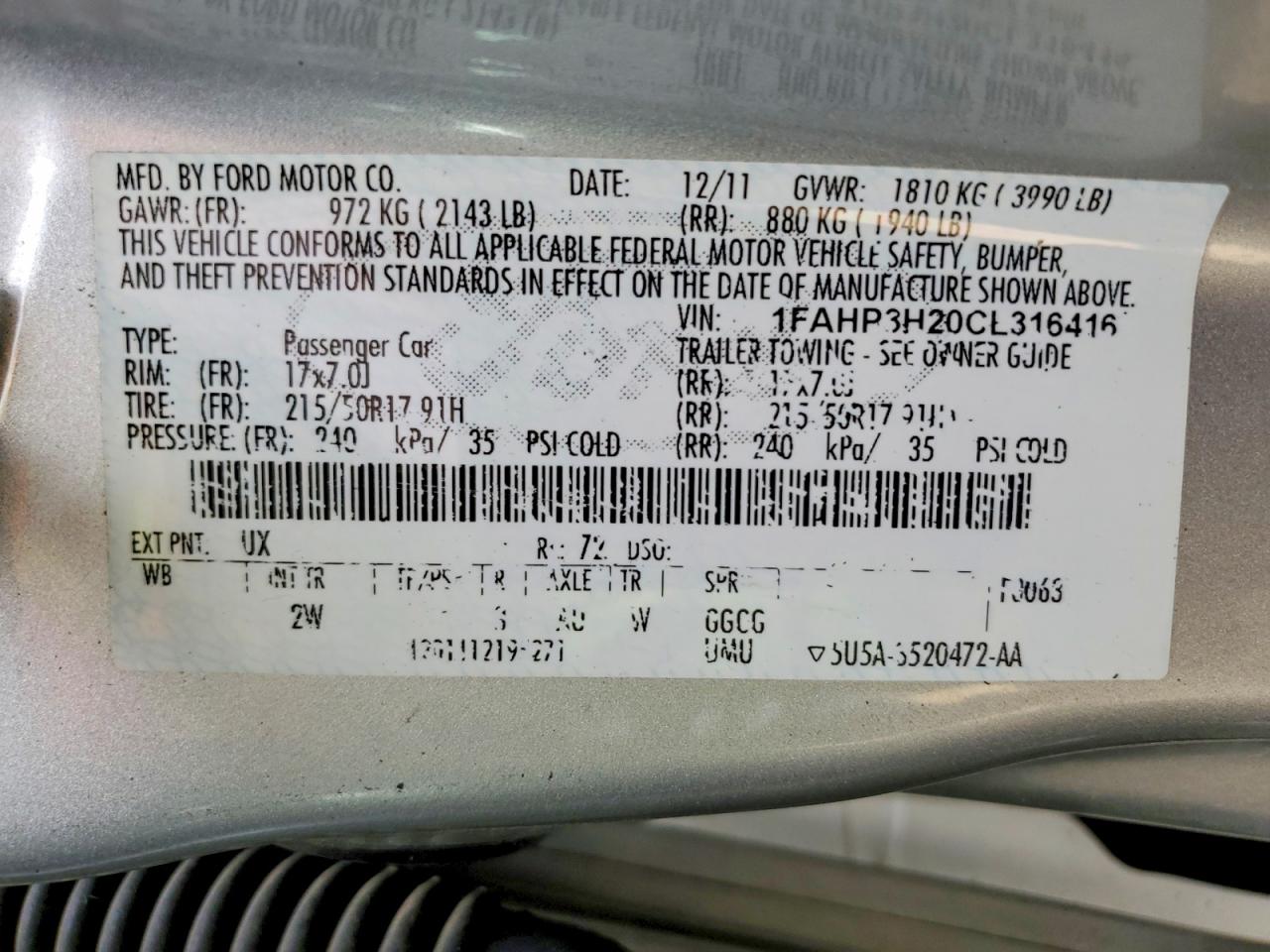 Ford Focus Sel