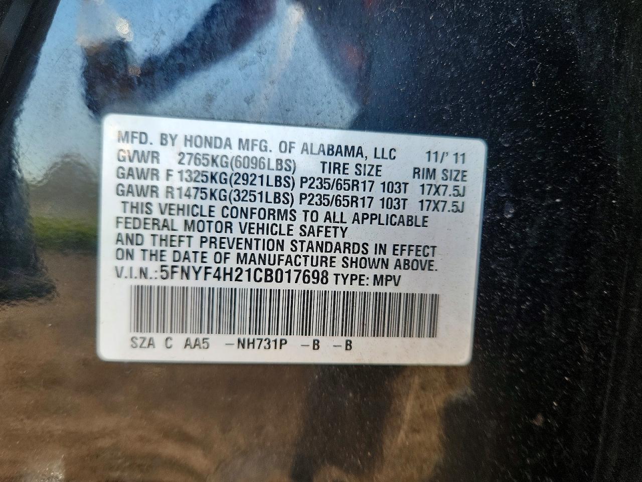 Honda Pilot Lx