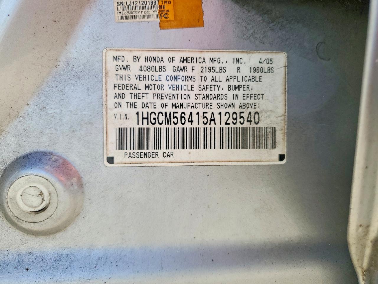 Honda Accord Lx