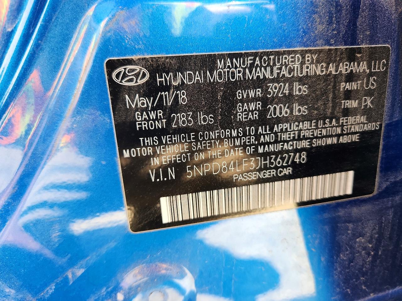 Hyundai ELANTRA Sel