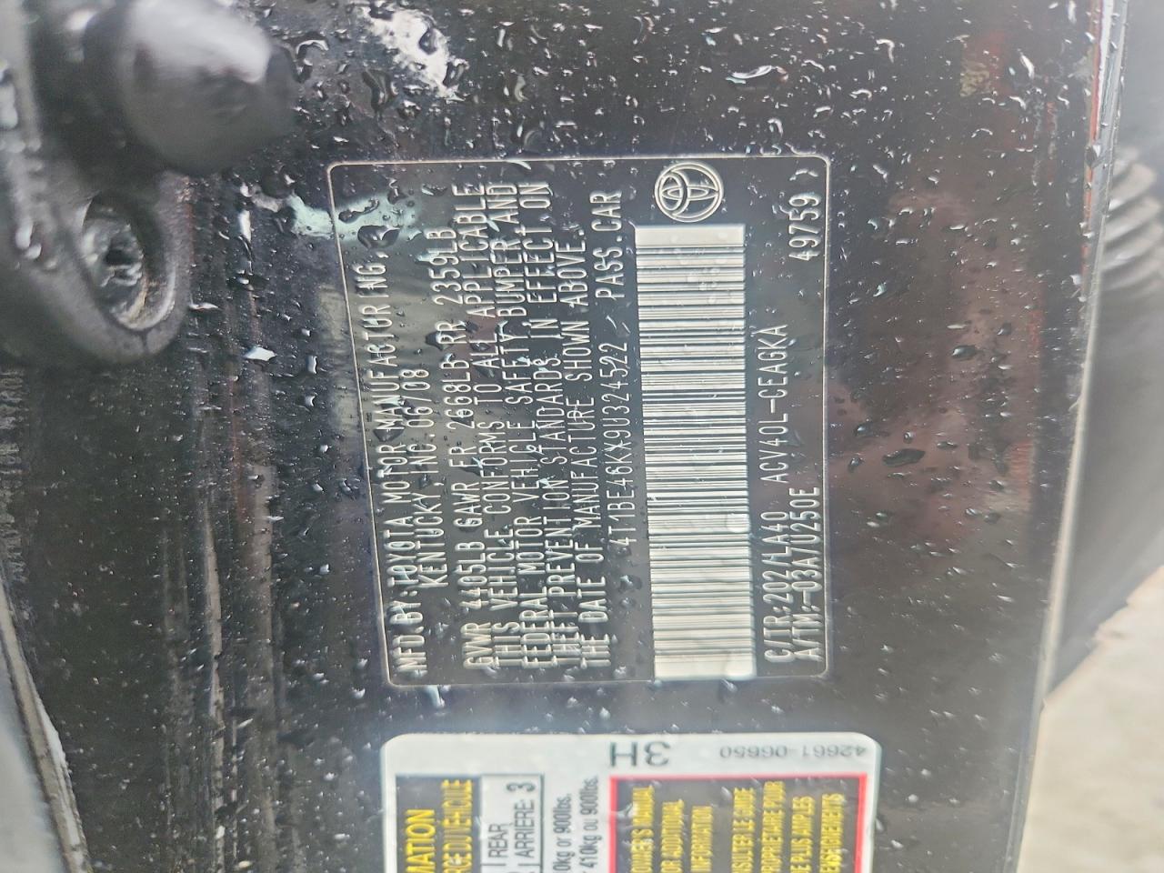 Toyota Camry Xle