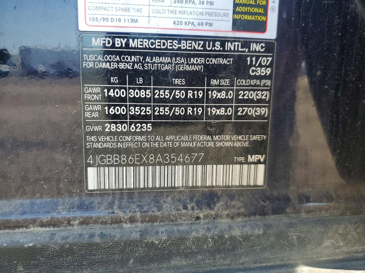 Mercedes-Benz M-Class 350