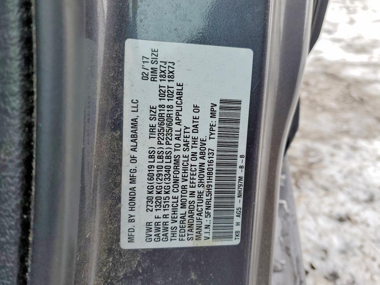 Honda Odyssey Touring