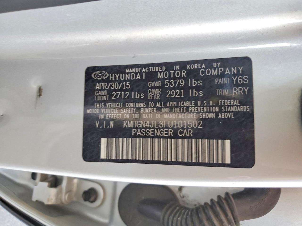 Hyundai Genesis 3.8l