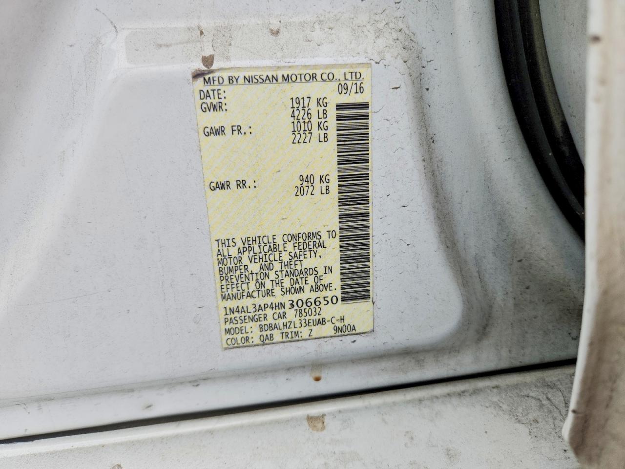Nissan Altima 2.5 Sr