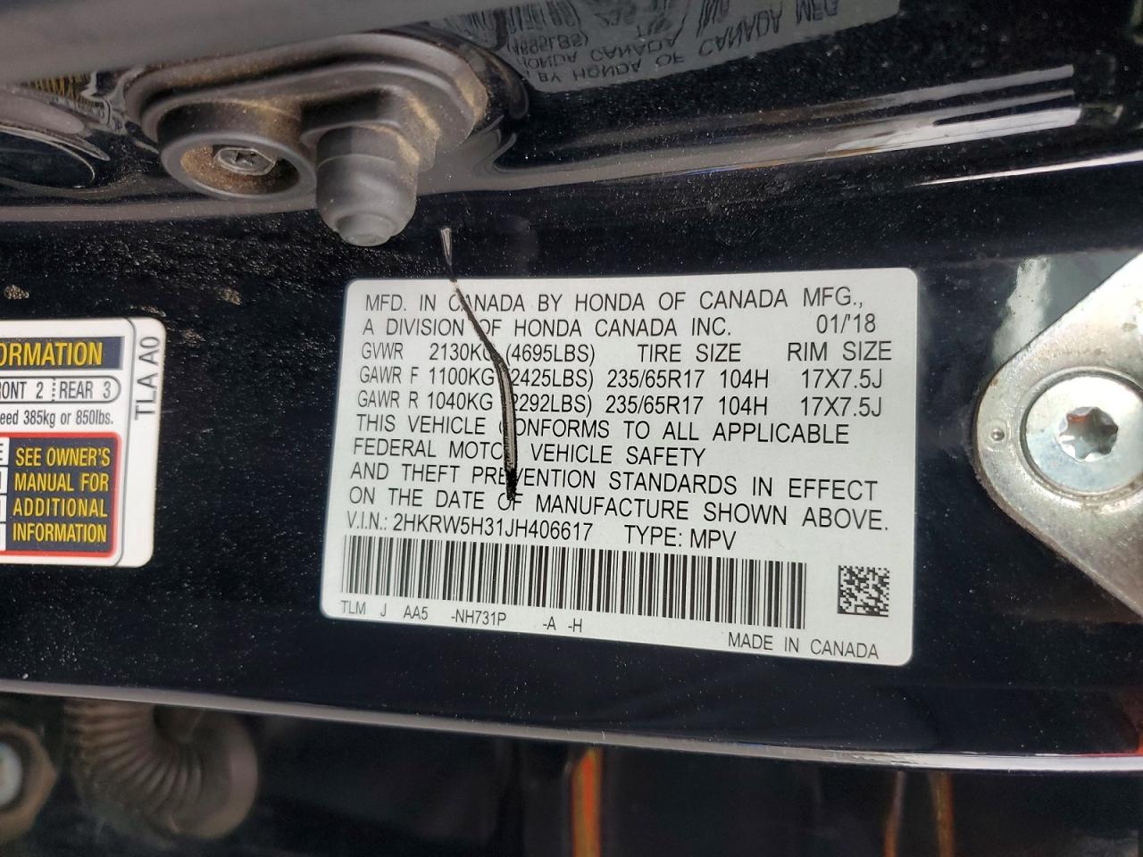 Honda Crv Lx
