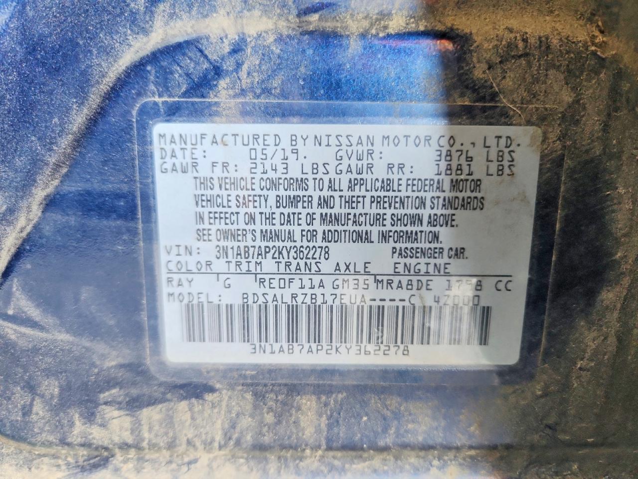 Nissan Sentra Sr
