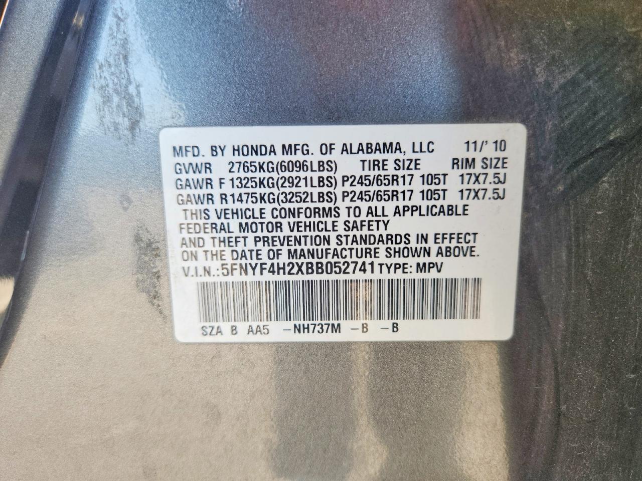 Honda Pilot Lx