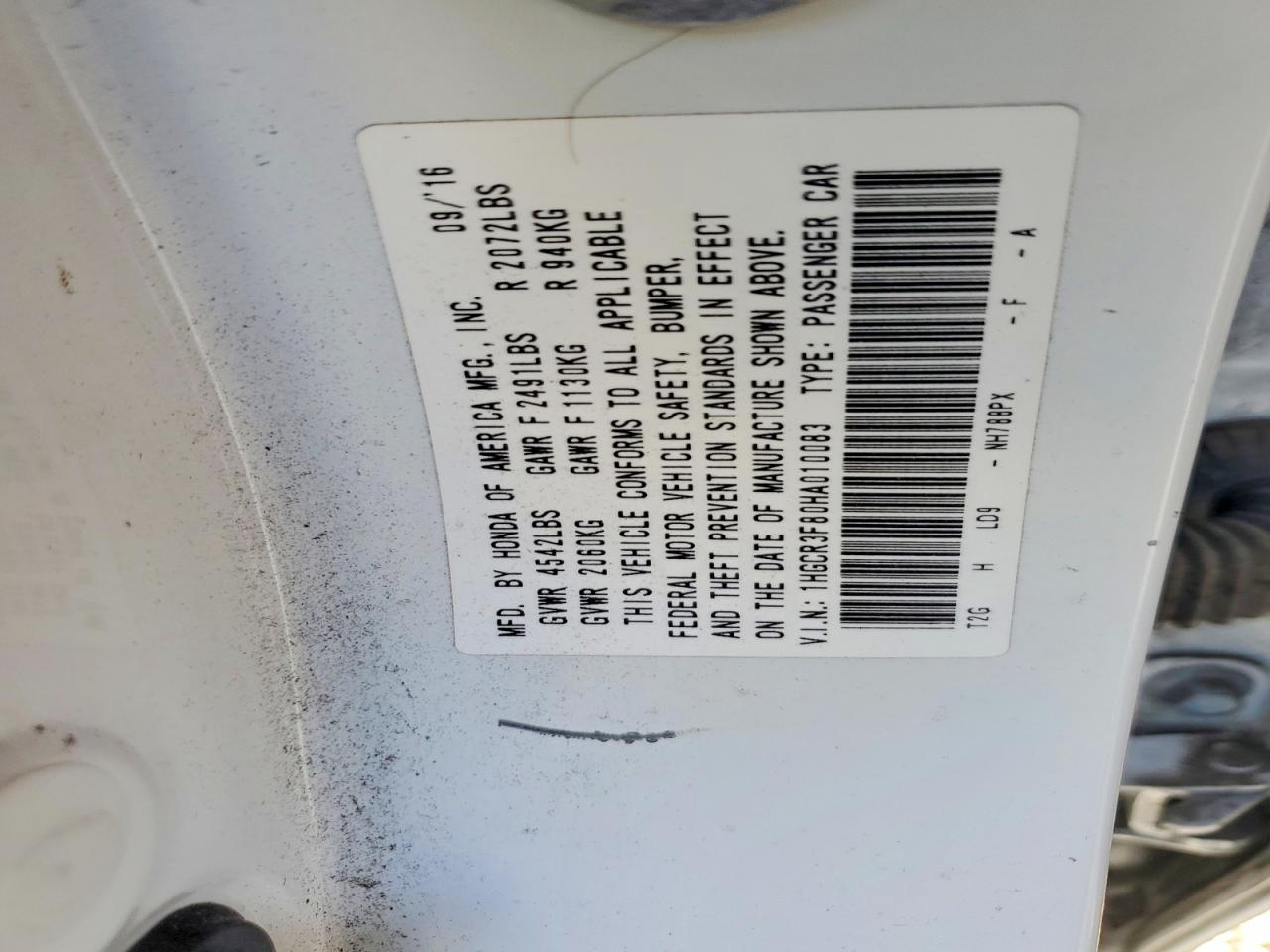 Honda Accord Exl