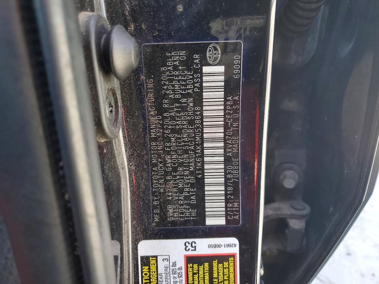 Toyota Camry Xse