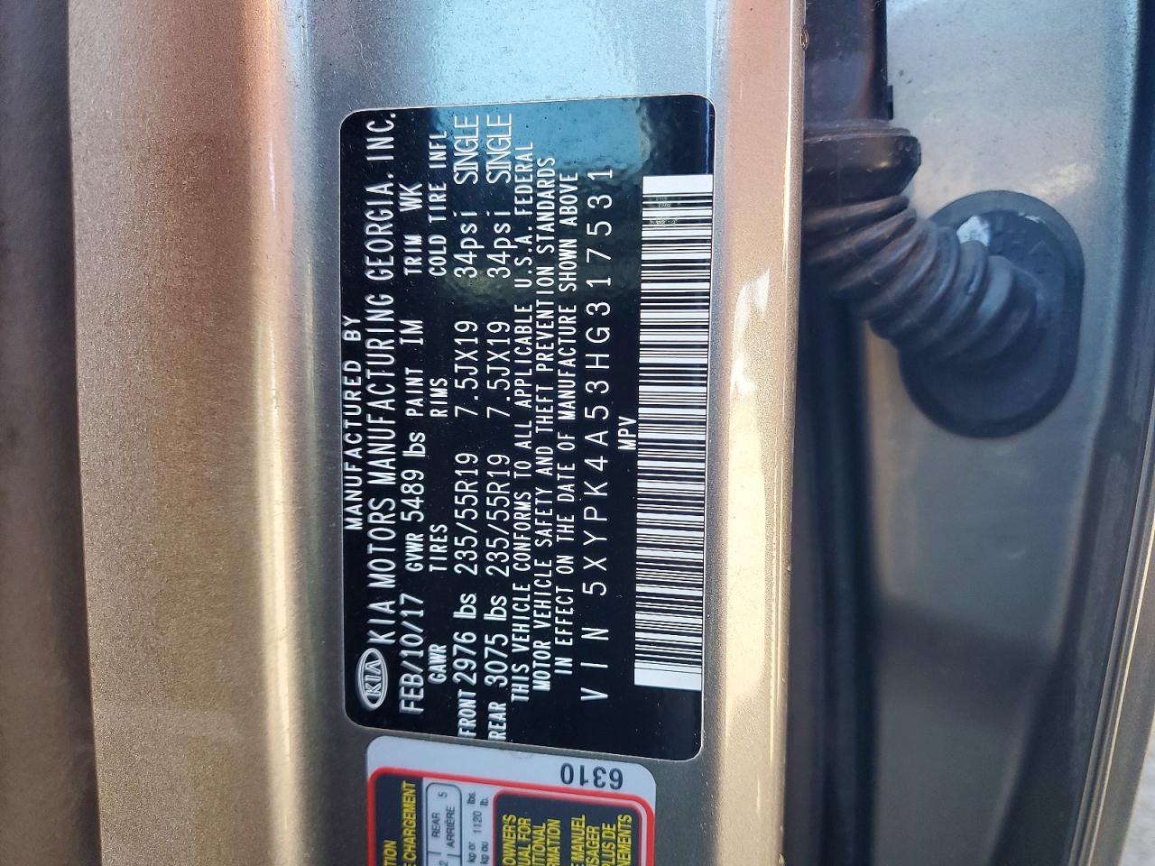 Kia Sorento Sx V6