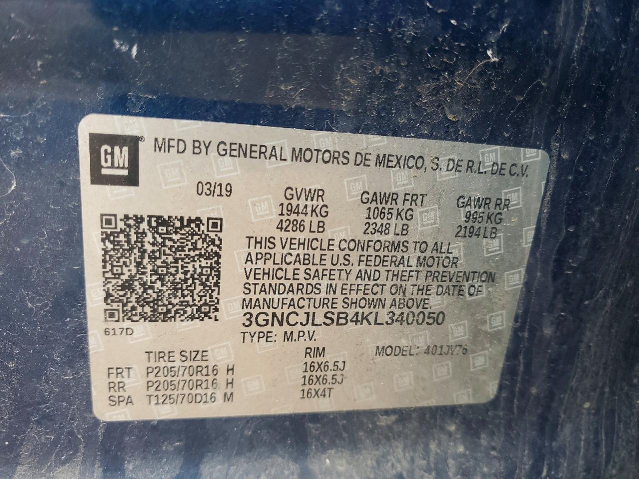 Chevrolet Trax 1lt