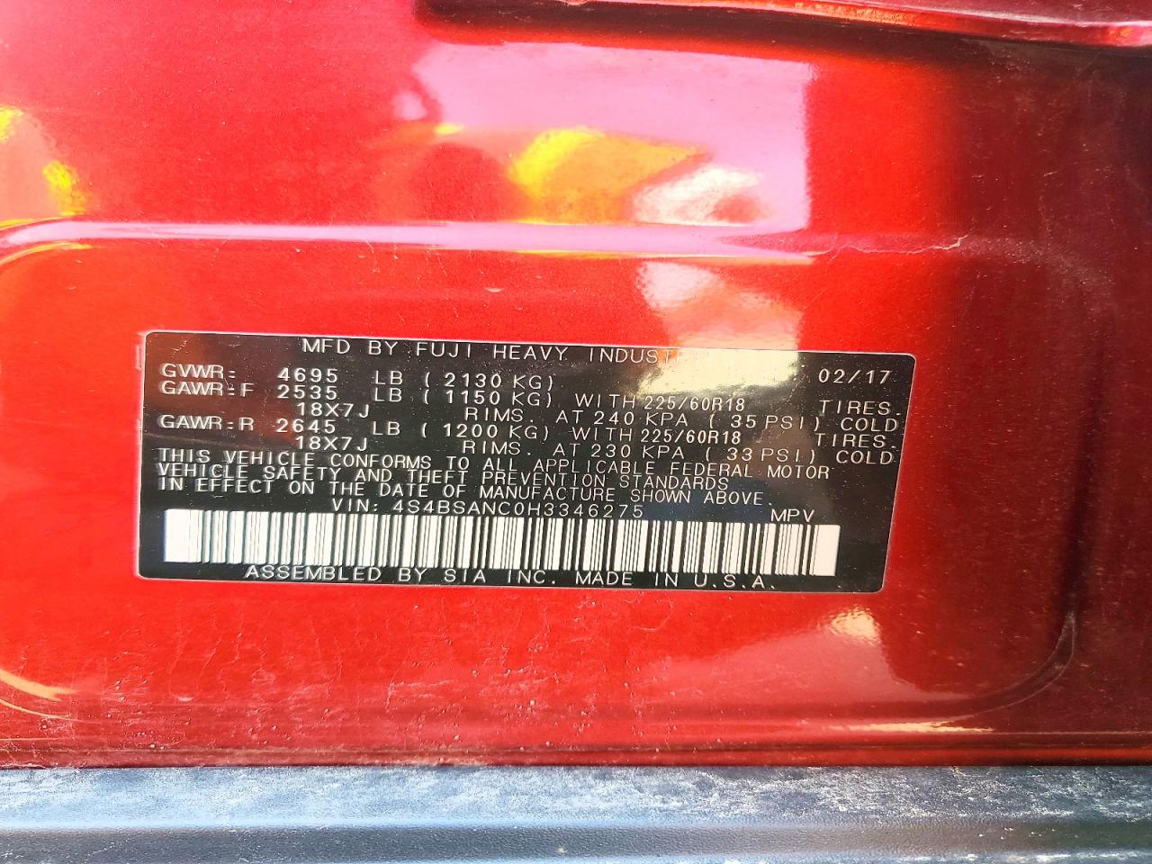 Subaru Outback 2.5i Limited