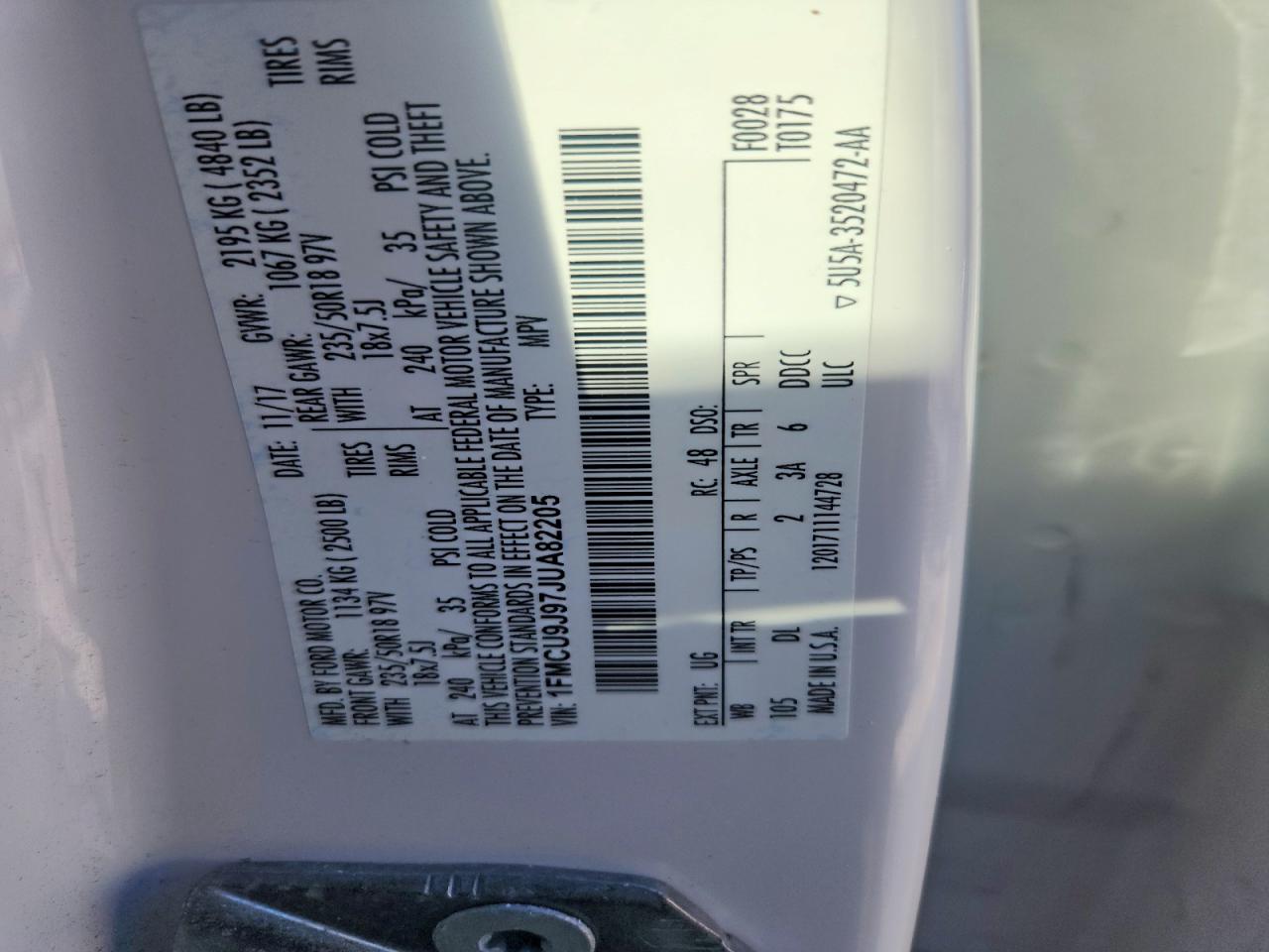 Ford Escape Titanium